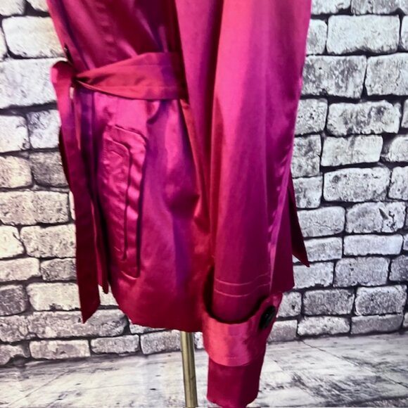 Appraisal Raspberry Colored Long Sleeve Jacket Size L - Picture 5 of 10